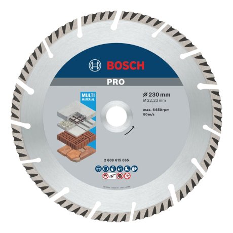 Disque diamant béton Ø230 x 22,23 x 2,6 x 10 mm - BOSCH