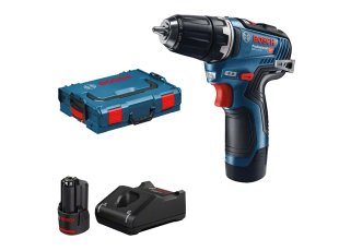 Perceuse-visseuse GSR 12V-35 avec 2 batteries 3 Ah + chargeur + L-Boxx - BOSCH