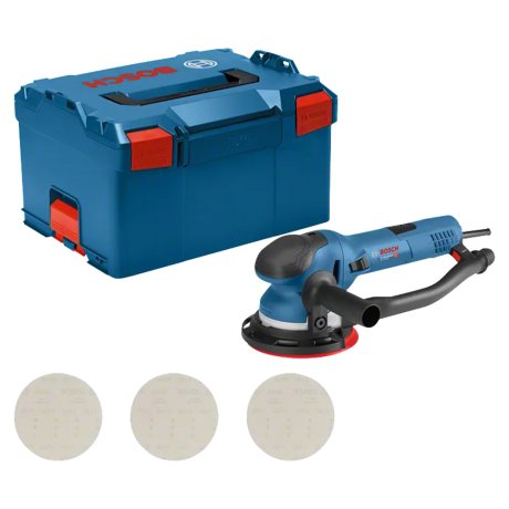 Ponceuse excentrique 750W Ø150 mm GET 75-150 avec L-Boxx - BOSCH