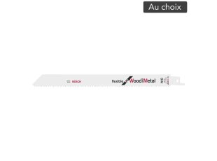 Lame de scie sabre S 1122 HF bois et métal 225 mm, conditionnement au choix - BOSCH