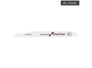 Lames de scie sabre S 3456 XF pour bois et métal 200 mm, conditionnement au choix - BOSCH