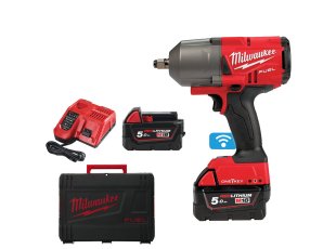 Boulonneuse 1/2" One-Key™ M18 Fuel™ O'Ring avec 2 batteries 5 Ah + chargeur + HD Box - MILWAUKEE