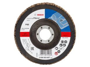 Disque à lamelles Ø125 X431 métal mm grain 60 - BOSCH