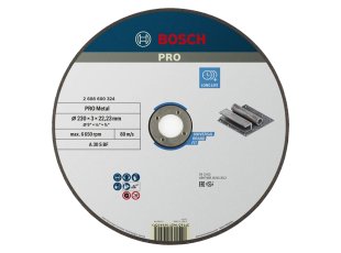 Disque à tronçonner aggloméré Pro métal Ø230 x 22,23 x 2,5 mm - BOSCH