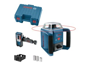 Laser rotatif GRL 400 H avec récepteur LR 1 avec coffret - BOSCH