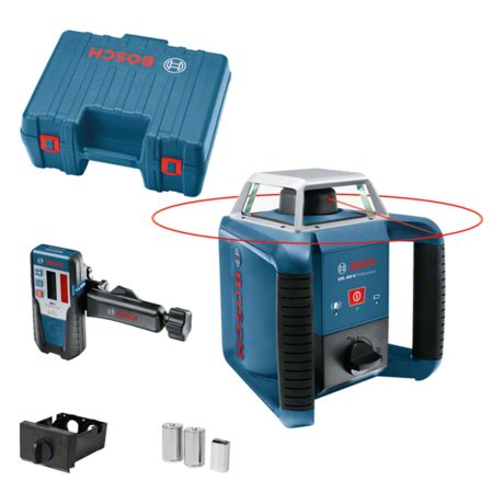 Laser rotatif GRL 400 H avec récepteur LR 1 avec coffret - BOSCH