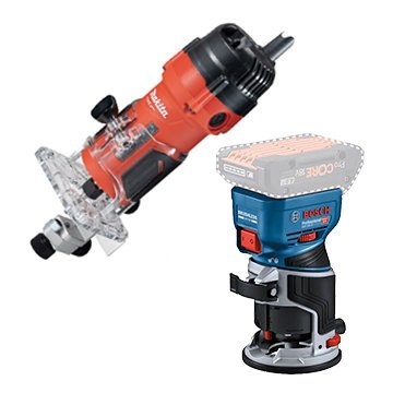 Affleureuses professionnelles pour la découpe de matériaux