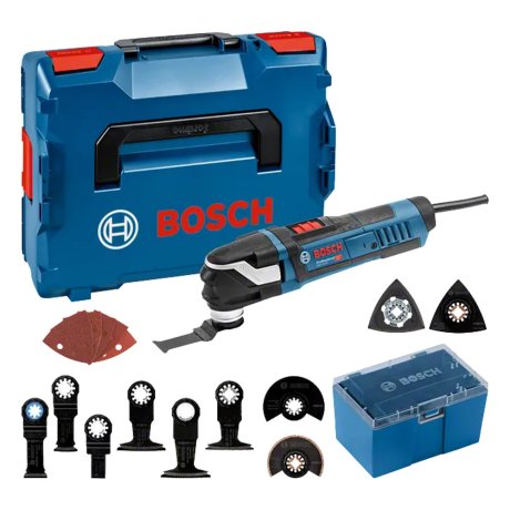 Multitool 400W GOP 40-30 avec 15 accessoires + L-Boxx - BOSCH
