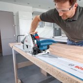 Scie plongeante 1400W Ø165 mm GKT 55 GCE avec L-Boxx - BOSCH