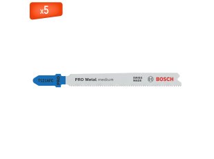 Lot de 5 lames de scie sauteuse 92 mm PRO T121AFC - BOSCH