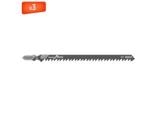 Pack 3 lames de scie sauteuse T 344 D pour bois 152 mm - BOSCH