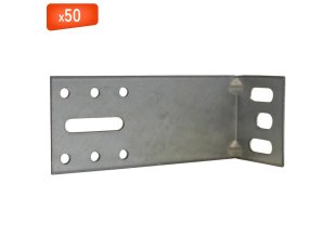 Équerre de bardage Galva 140 x 60 mm, 50/bte - ING FIXATIONS