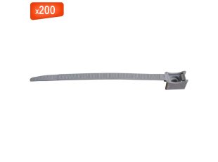 Collier Fix-Tub Élec 16 x 32 mm pour tube IRO, 200/seau - ING FIXATIONS