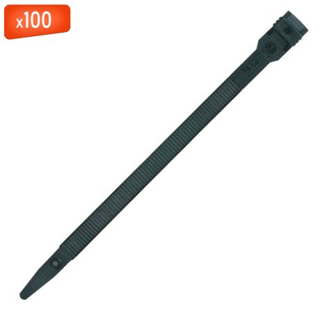 Collier de serrage pour fils électriques et conduits, 9 x 200 N, 100/sachet - ING FIXATIONS