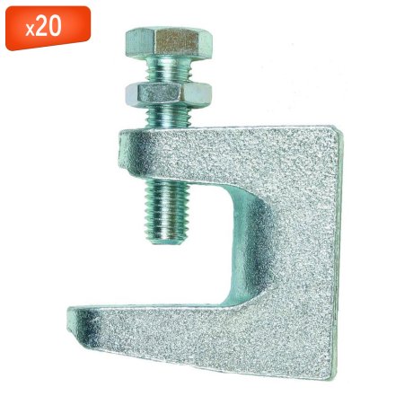 Agrip-tige M6 trou lisse Ø7 mm pour poutre, 20/bte - ING FIXATIONS