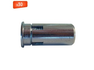 Fix-Alu® M6 fixation paroi métallique fine avec collerette, 30/bte - ING FIXATIONS