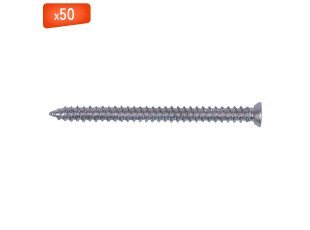 Vis béton Ø7,5 x 182 mm tête fraisée, 50/bte - ING FIXATIONS