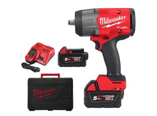 Boulonneuse 1/2" M18 Fuel™ O'Ring avec 2 batteries 5 Ah + chargeur + HD Box - MILWAUKEE