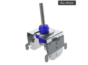 Suspente acoustique pour plafond de 3 à 25 kg filetage M6, au choix - SENOR
