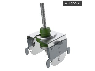 Suspente acoustique pour plafond de 3 à 25 kg filetage M6, au choix - SENOR
