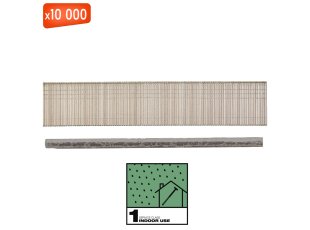10 000 clous de finition G18 Galva 16 mm - MILWAUKEE