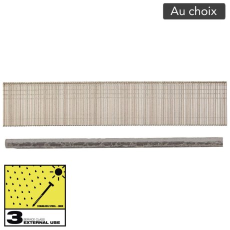 Clous G18 Inox SC3, au choix - MILWAUKEE