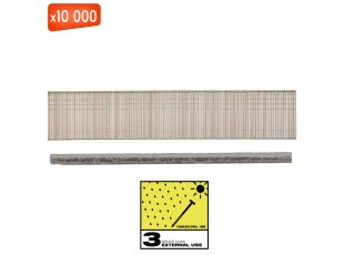 Clous G18 Inox SC3, 19 mm x 10 000 - MILWAUKEE
