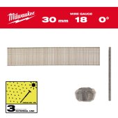 Clous G18 Inox SC3, 30 mm x 5000 - MILWAUKEE