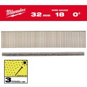 Clous G18 Inox SC3, 32 mm x 5000 - MILWAUKEE