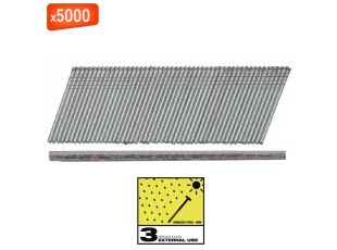 Clous G18 Inox SC3, 50 mm x 5000 - MILWAUKEE