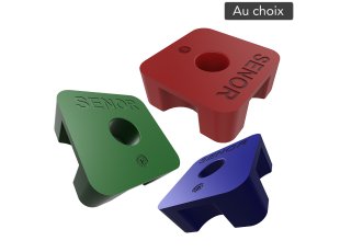 Amortisseur acoustique caoutchouc pour sol technique, au choix - SENOR