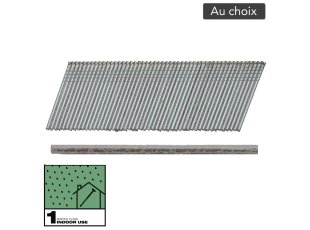 Clous de finition G16 Galva SC1 20°, au choix - MILWAUKEE