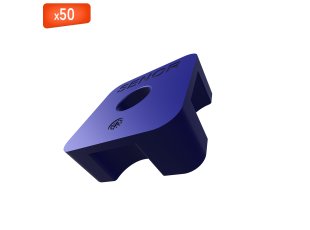 Amortisseur acoustique caoutchouc pour sol technique, charge 150 à 280 kg, boîte de 50 - SENOR