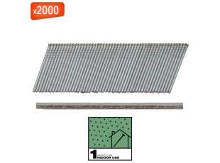 Clous de finition G16 Galva SC1 20°, 50 mm x 2000 - MILWAUKEE