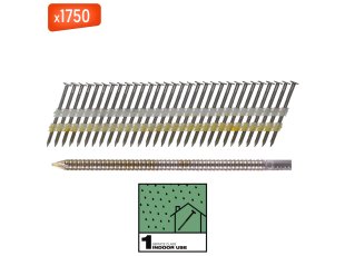 1750 clous de charpente 20° 90 mm - MILWAUKEE