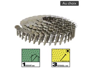 Clous en rouleau 15° SC1 & SC3, au choix - MILWAUKEE