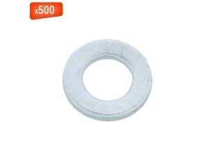 Rondelle plate étroite type Z, ZN blanc, Ø6 x 12 x 1,2 mm, 500/bte - VISWOOD