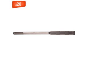 Burin plat auto affûtant SDS-Max Sledge™ 400 x 25 mm, par 20 - MILWAUKEE