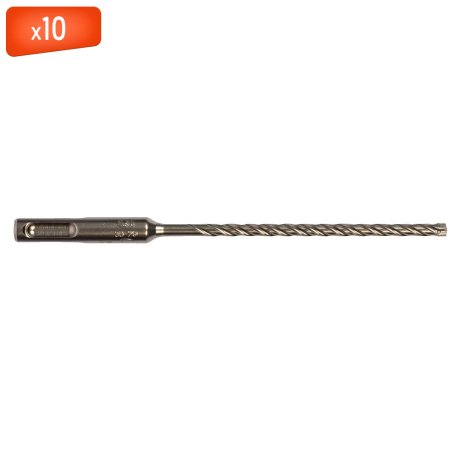 Foret MX4 SDS+ 4 taillants, 5 x 165 mm - x10 - MILWAUKEE