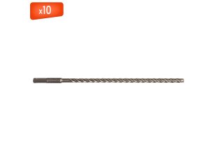 Foret MX4 SDS+ 4 taillants, 8 x 265 mm - x10 - MILWAUKEE