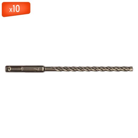 Foret MX4 SDS+ 4 taillants, 7 x 165 mm - x10 - MILWAUKEE