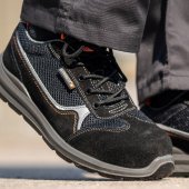 Chaussures basses de sécurité en cuir GENES, taille au choix - SINGER Safety