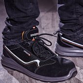 Chaussures basses de sécurité en cuir GENES, taille au choix - SINGER Safety