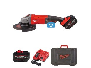 Meuleuse d'angle 230 mm M18 Fuel™ One-Key™ avec 2 batteries 12 Ah + chargeur - MILWAUKEE