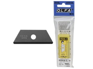 5 lames trapézoïdales pour cutters de sécurité, 17,5 mm RSKB-2/5 - OLFA