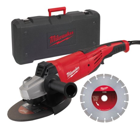 Meuleuse d'angle 230 mm 2200W AG 22 avec coffret - MILWAUKEE