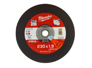 Disque à tronçonner Ø230 mm Pro+ métaux minces SCS 41 / 230 x 1,9 x 22 mm - x1 - MILWAUKEE