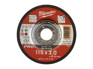 Disque à tronçonner pierre Pro+ Ø115 mm CC 42/115 x 3 x 22 mm - x1 - MILWAUKEE