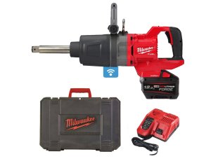 Boulonneuse 1" nez long One-Key™ M18 Fuel™ O'Ring avec 2 batteries 12 Ah + chargeur - MILWAUKEE