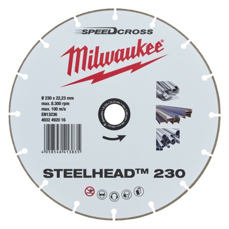 Disque diamant Premium Steelhead™ 230 mm - MILWAUKEE